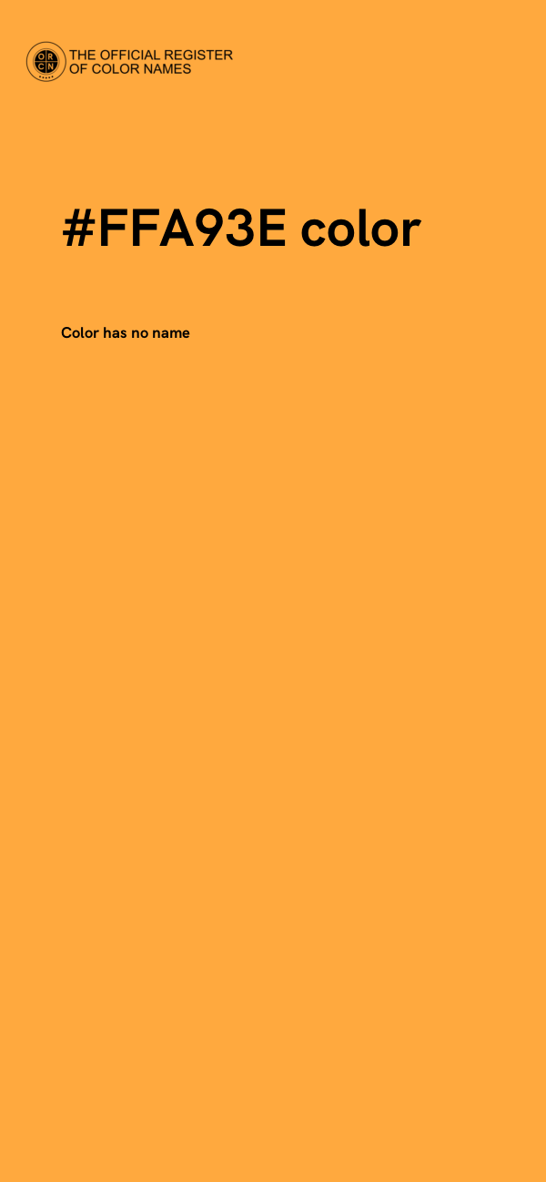 #FFA93E color image