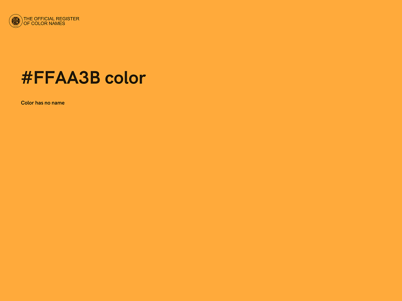 #FFAA3B color image