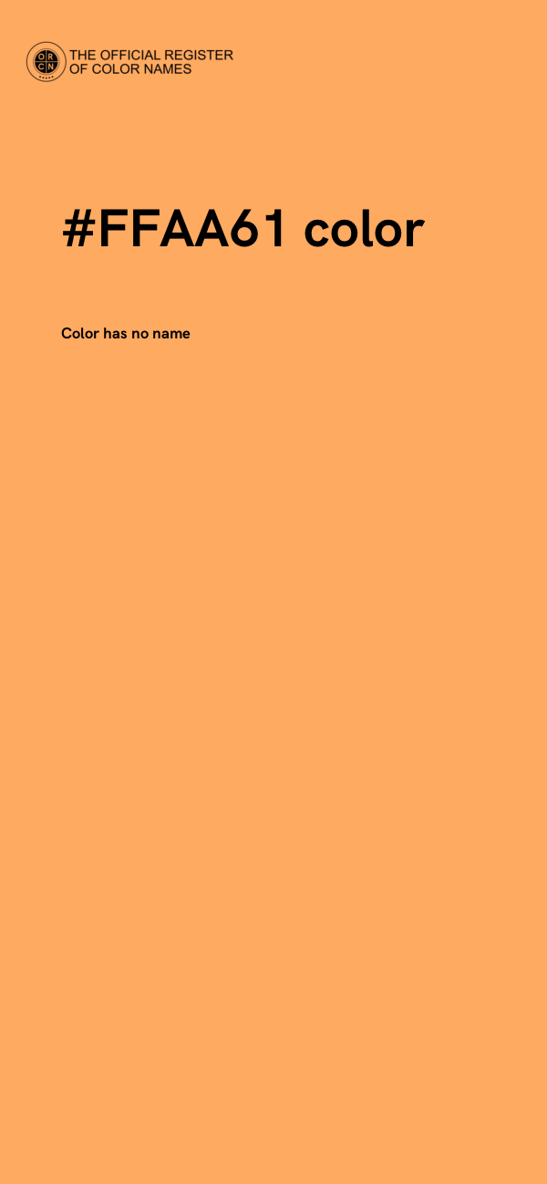 #FFAA61 color image