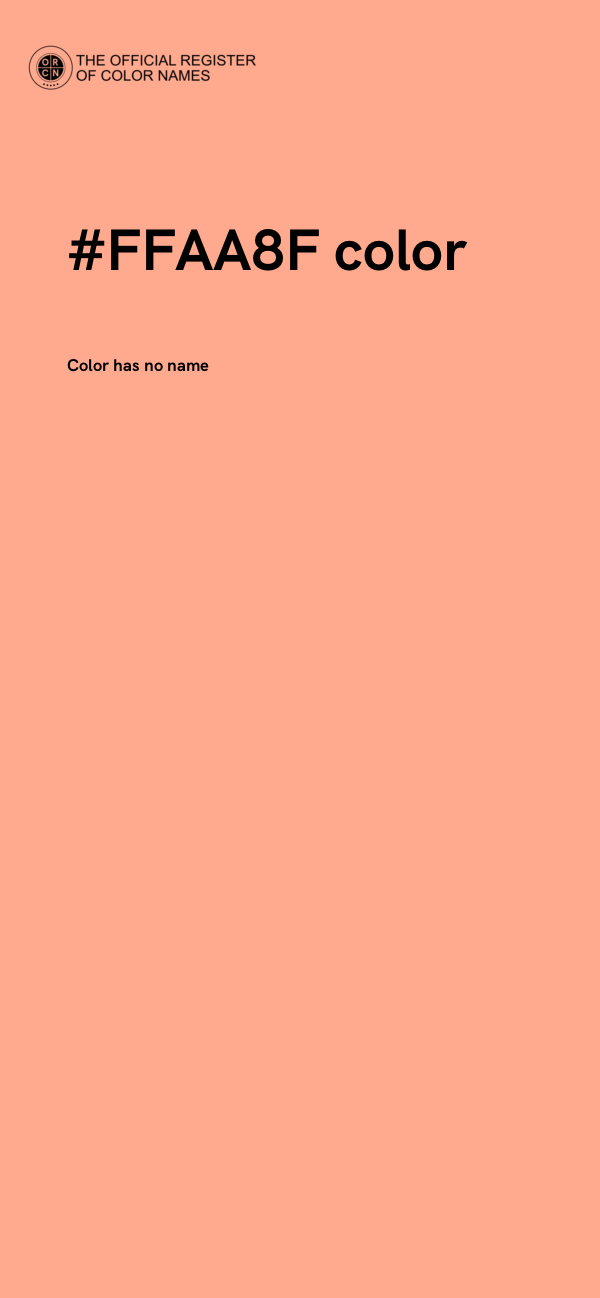 #FFAA8F color image