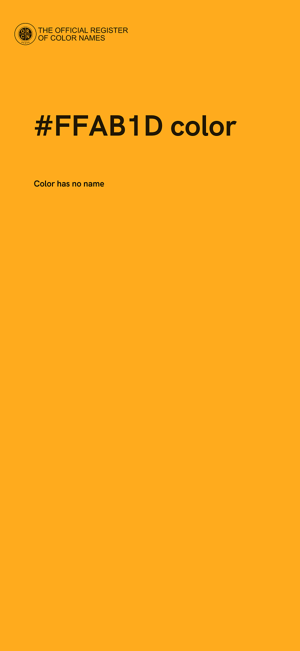 #FFAB1D color image
