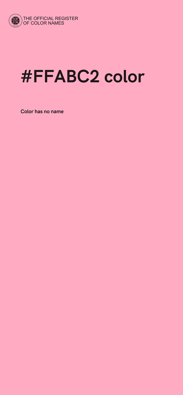 #FFABC2 color image