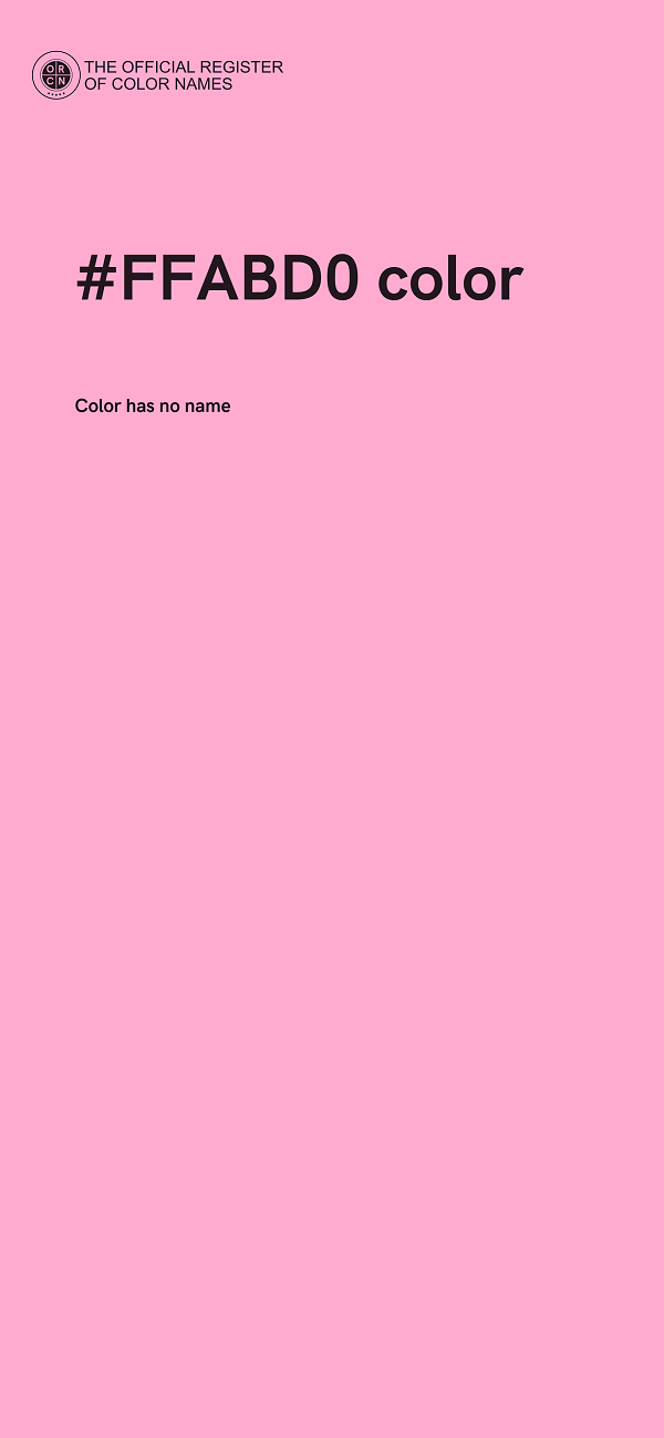 #FFABD0 color image