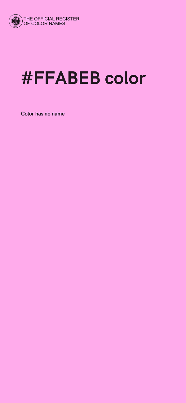 #FFABEB color image