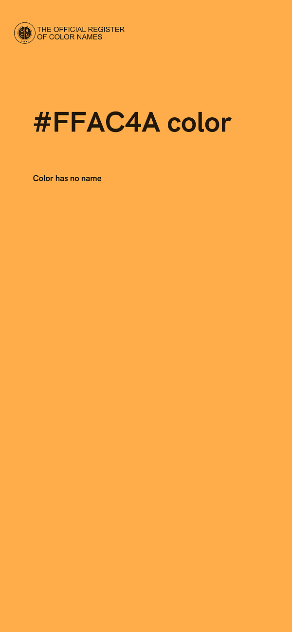 #FFAC4A color image