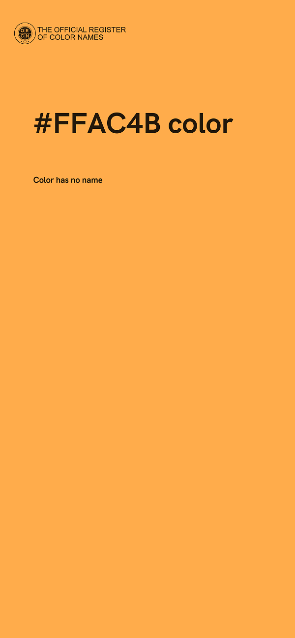 #FFAC4B color image