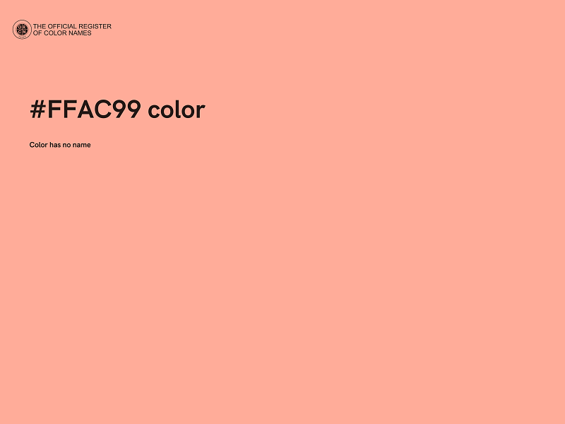 #FFAC99 color image