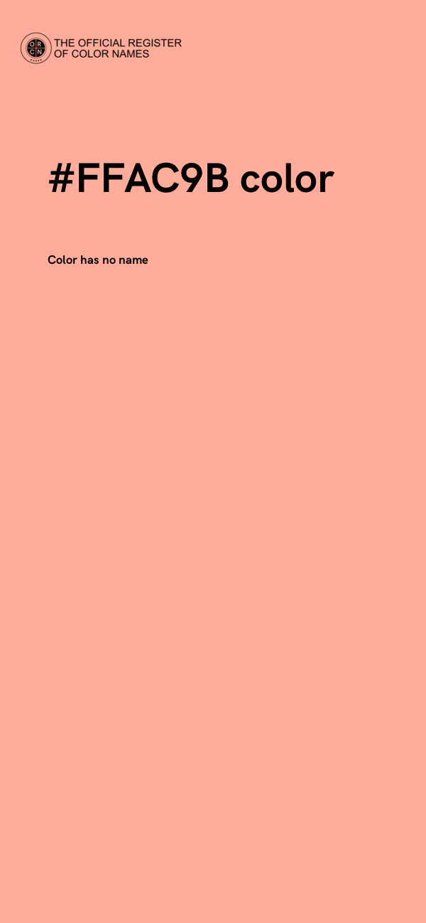 #FFAC9B color image