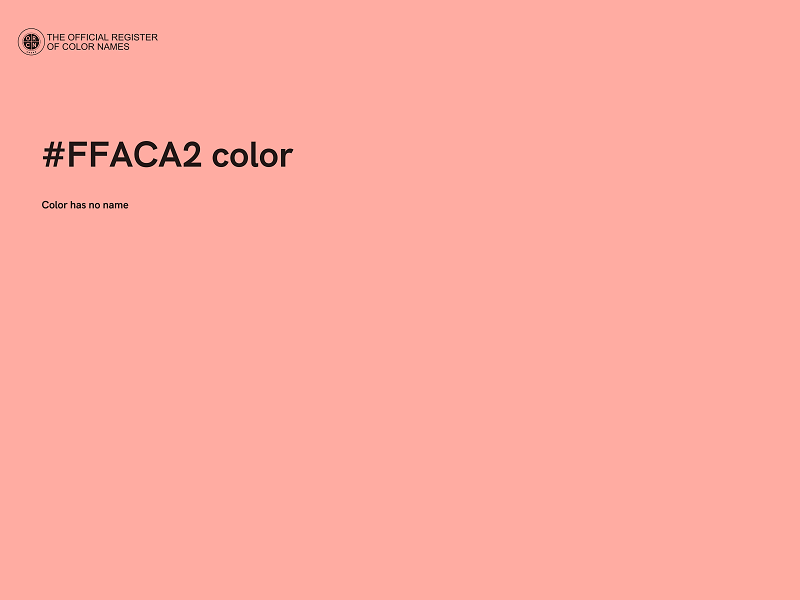 #FFACA2 color image