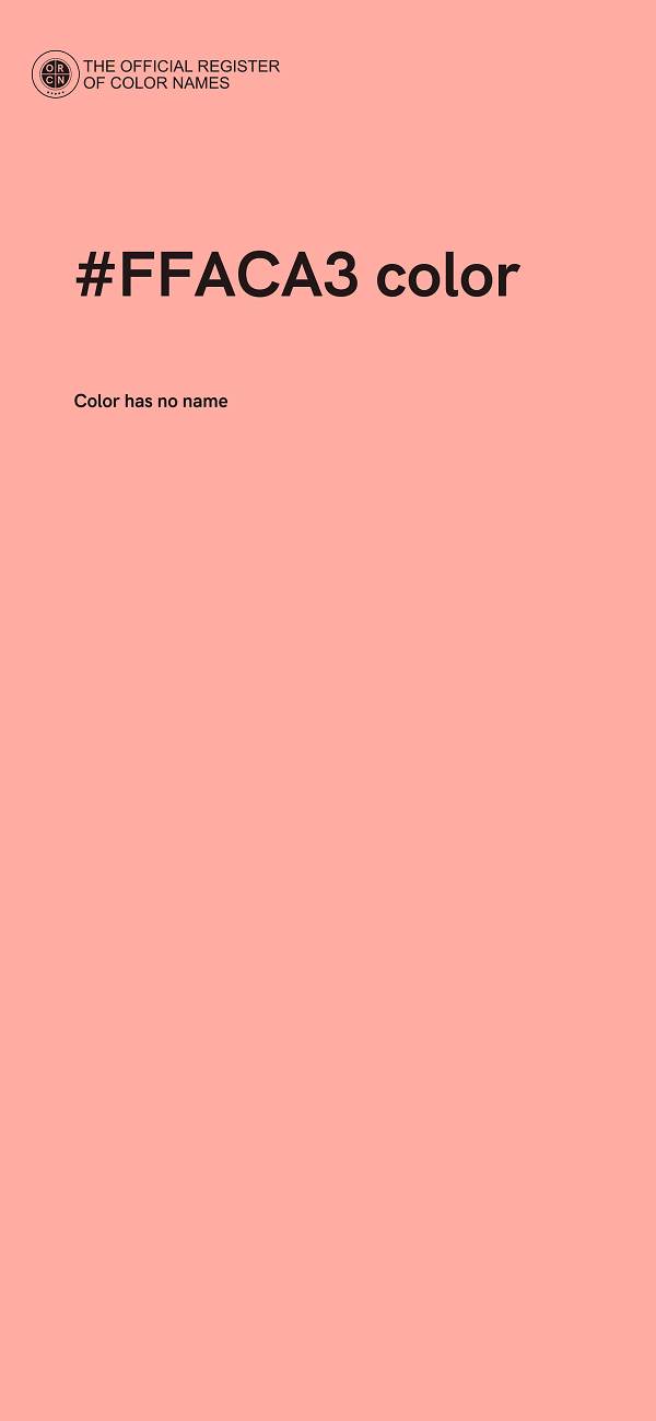 #FFACA3 color image