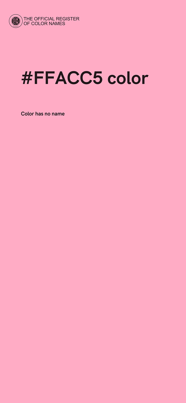 #FFACC5 color image