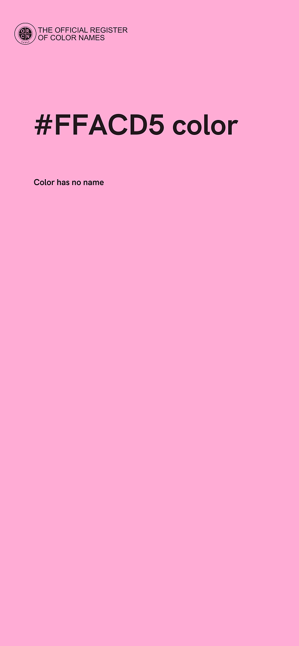 #FFACD5 color image