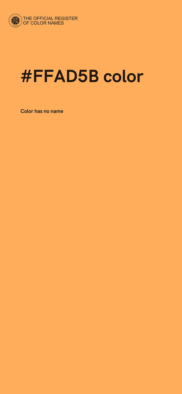#FFAD5B color image
