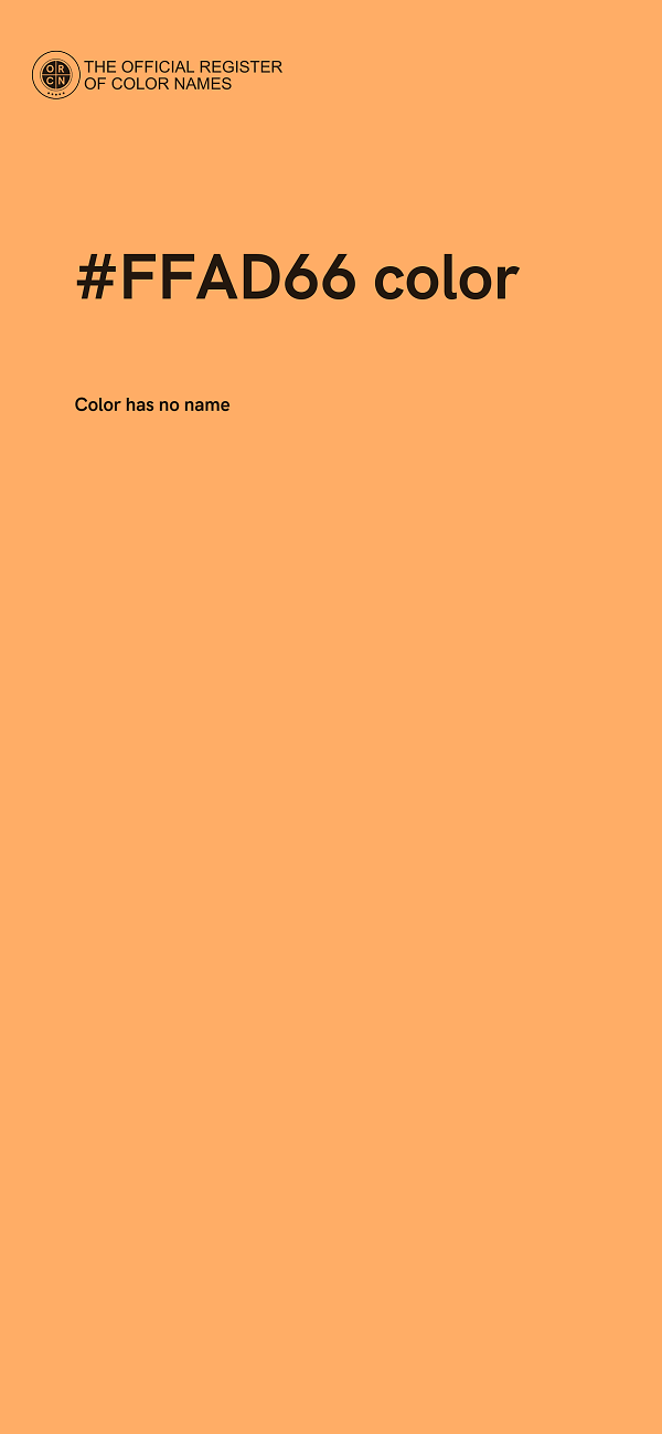 #FFAD66 color image
