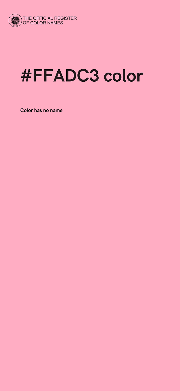 #FFADC3 color image