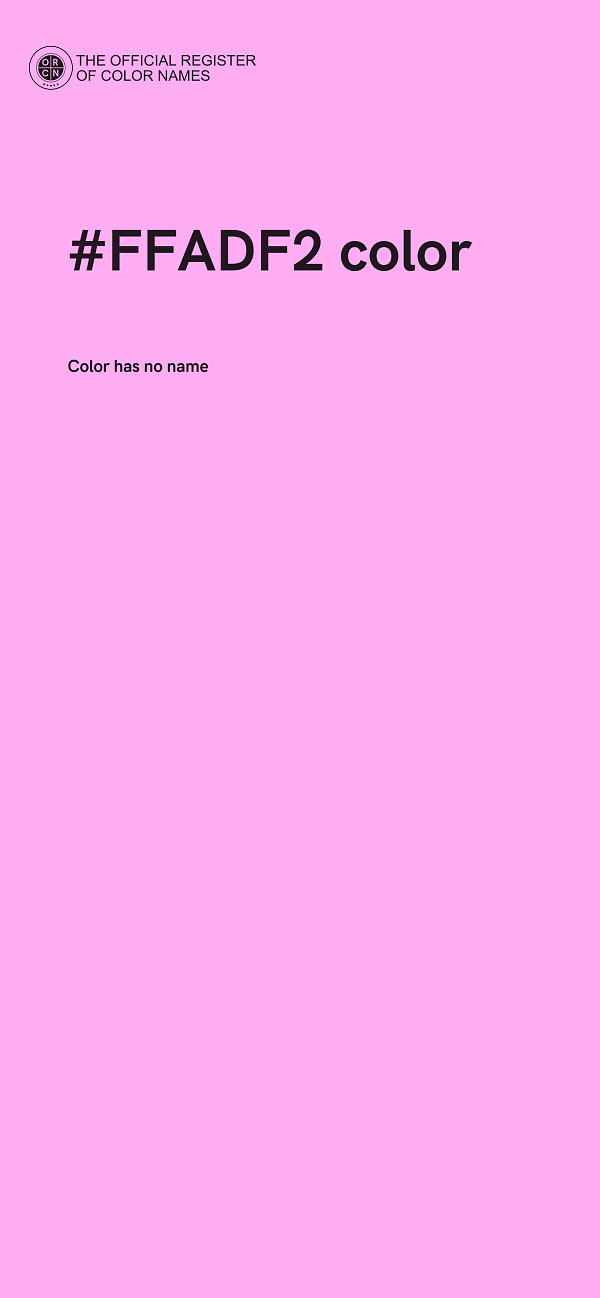 #FFADF2 color image
