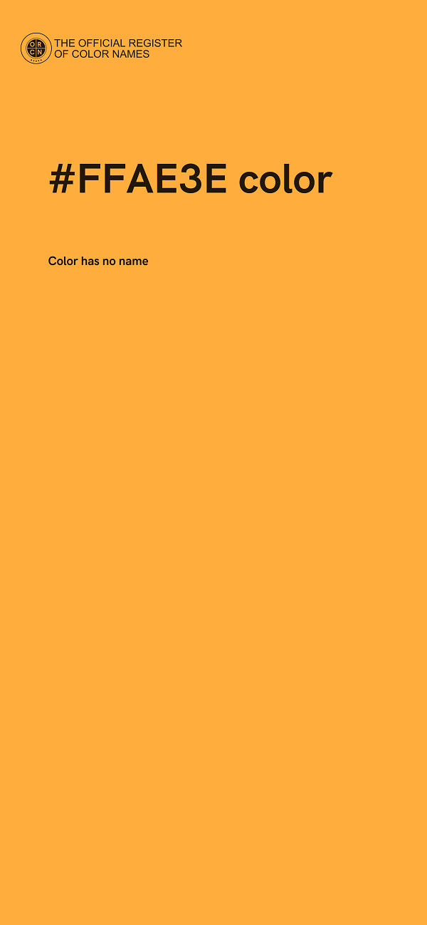 #FFAE3E color image