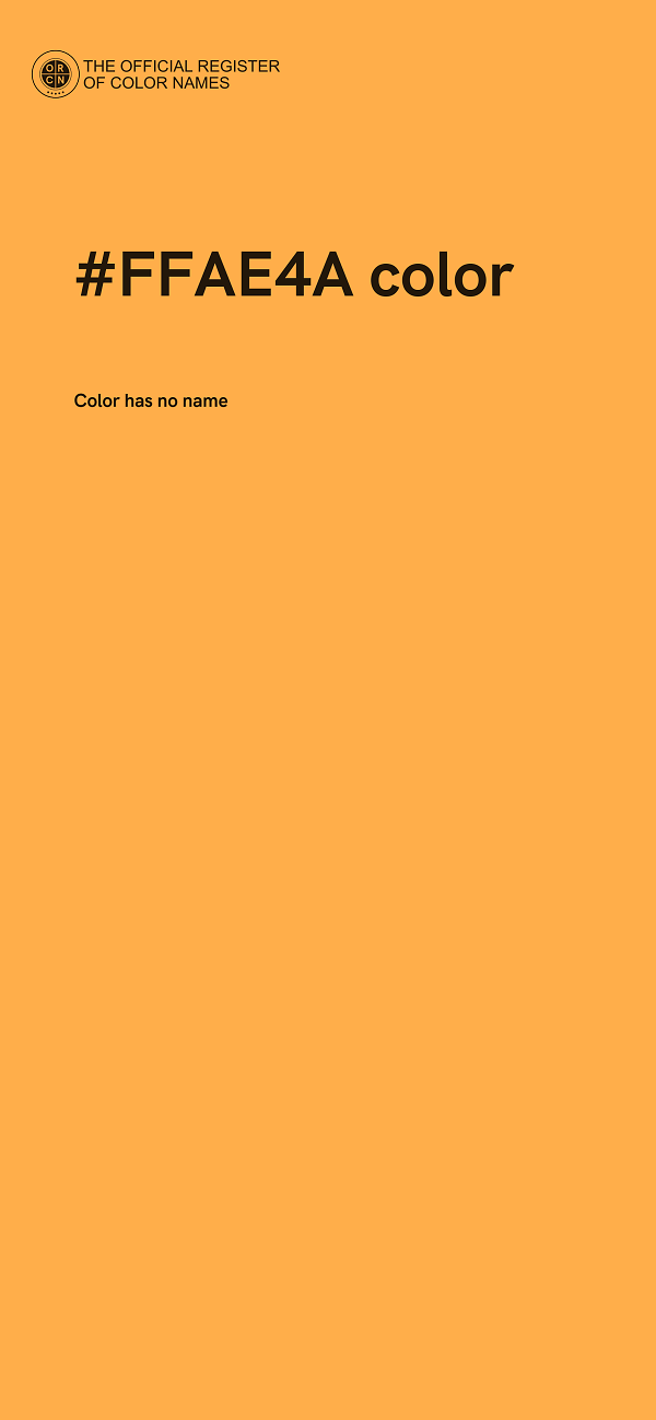 #FFAE4A color image