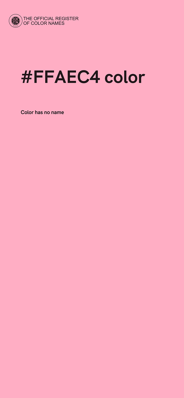 #FFAEC4 color image