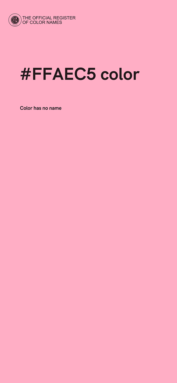 #FFAEC5 color image