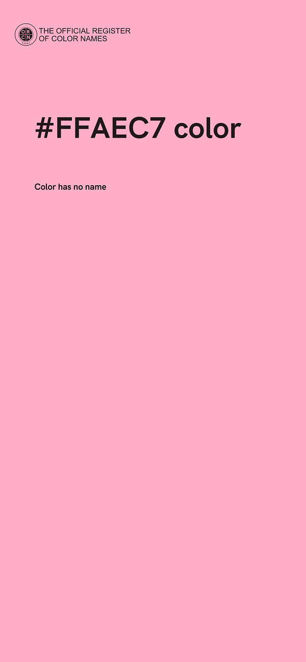 #FFAEC7 color image