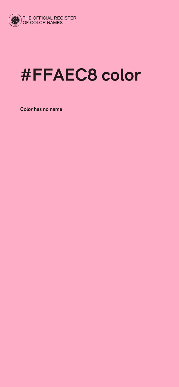 #FFAEC8 color image