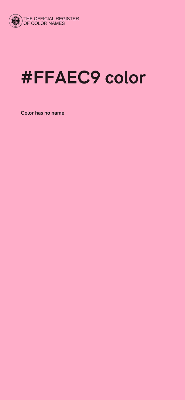 #FFAEC9 color image