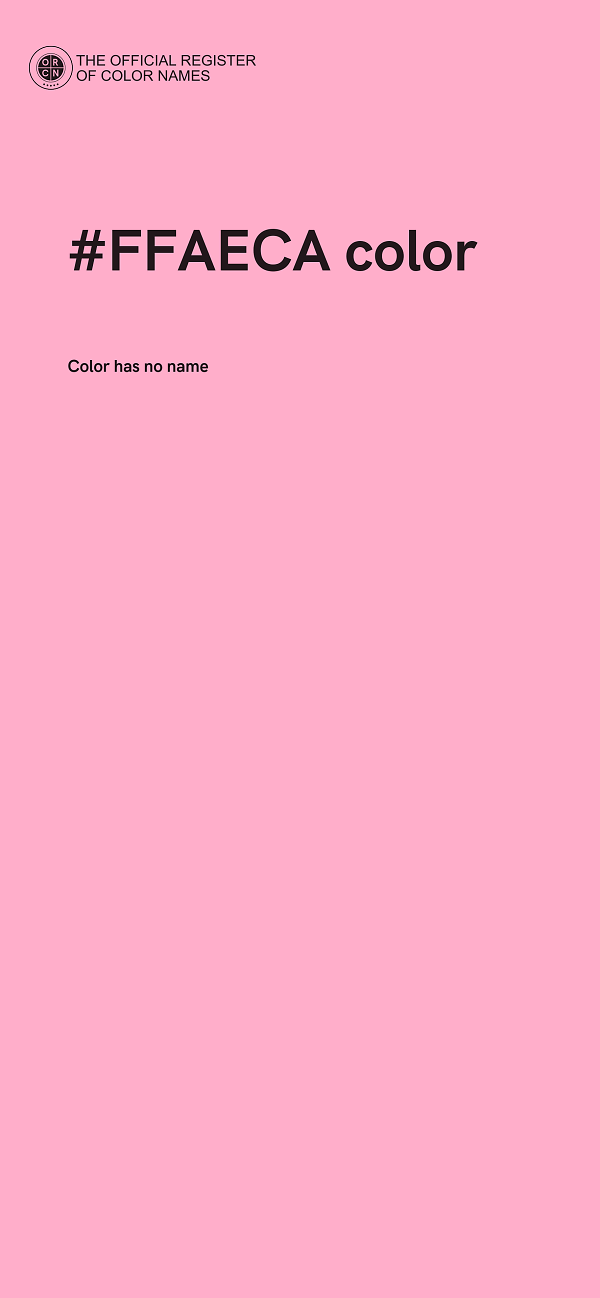 #FFAECA color image
