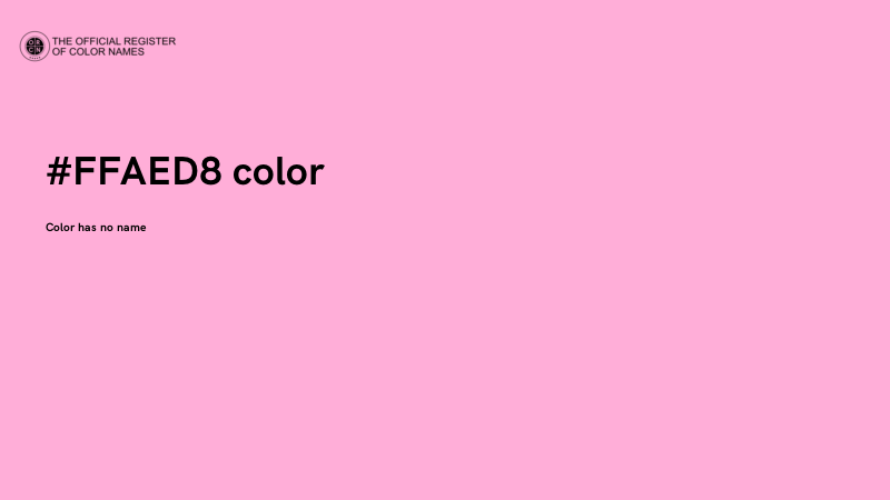 #FFAED8 color image