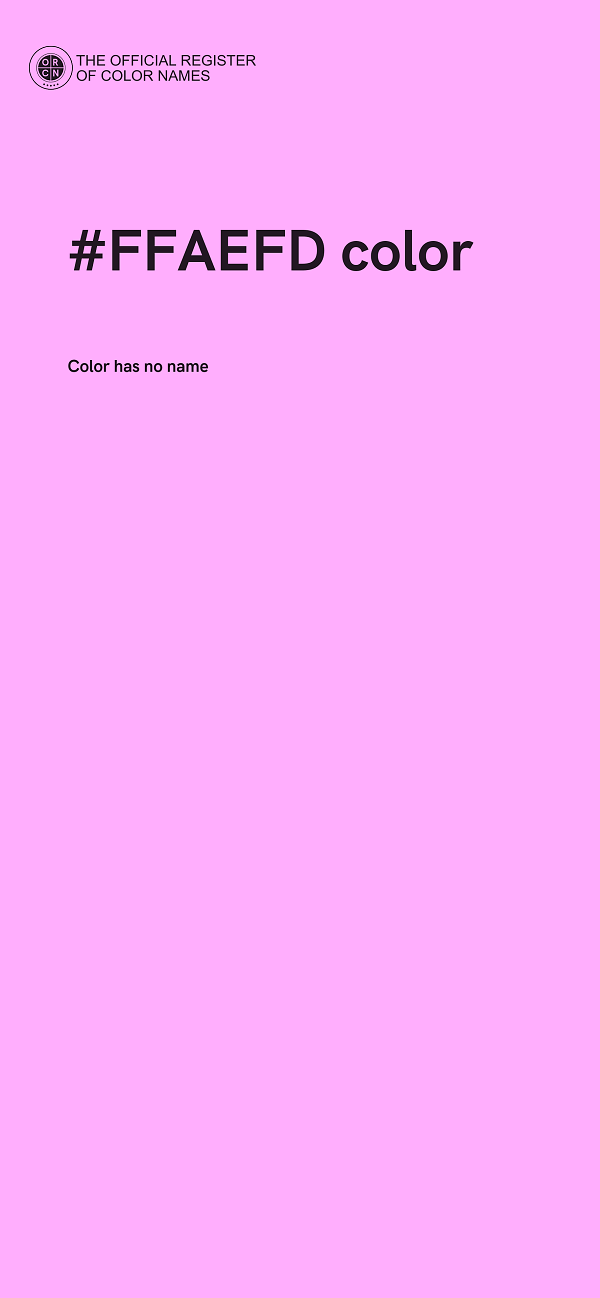 #FFAEFD color image