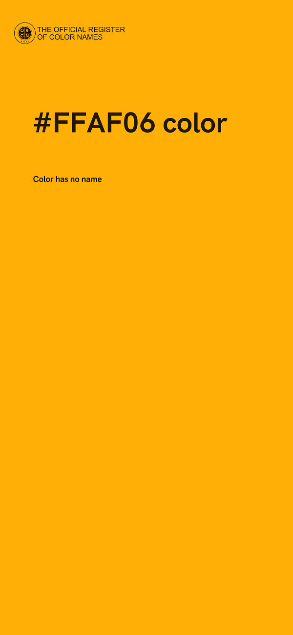 #FFAF06 color image