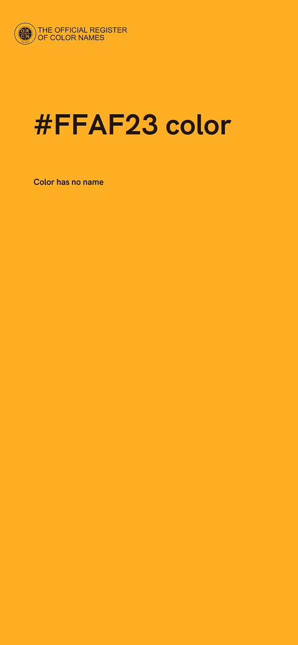 #FFAF23 color image