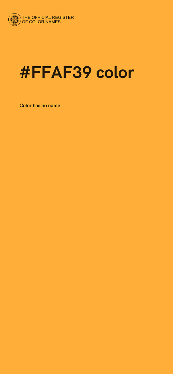 #FFAF39 color image