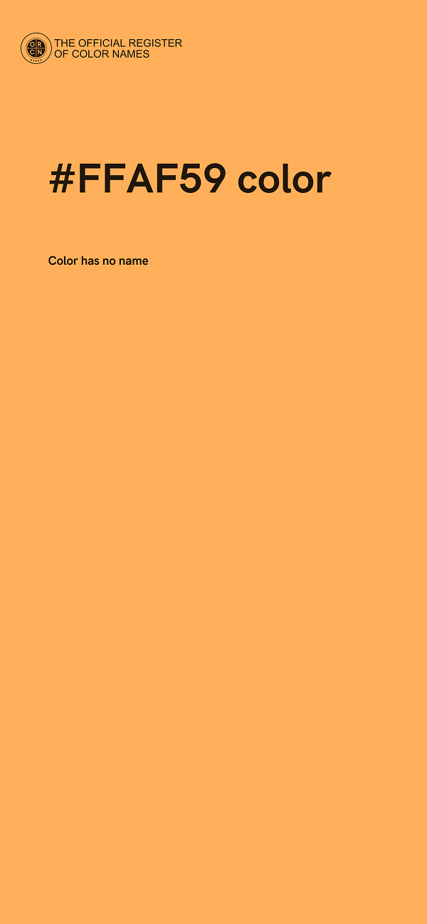 #FFAF59 color image