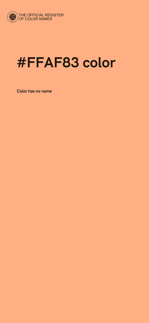 #FFAF83 color image