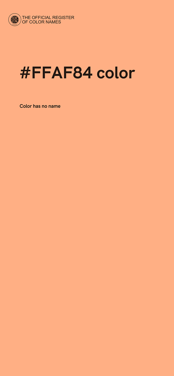 #FFAF84 color image