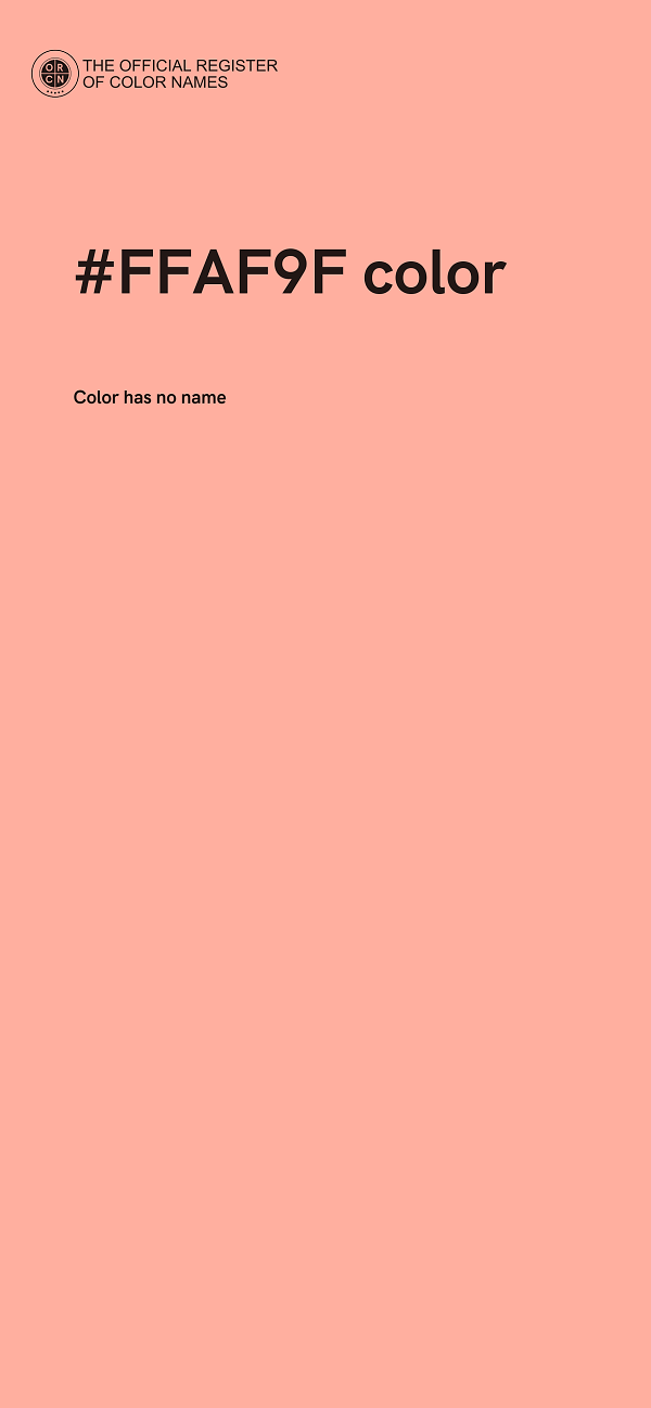 #FFAF9F color image