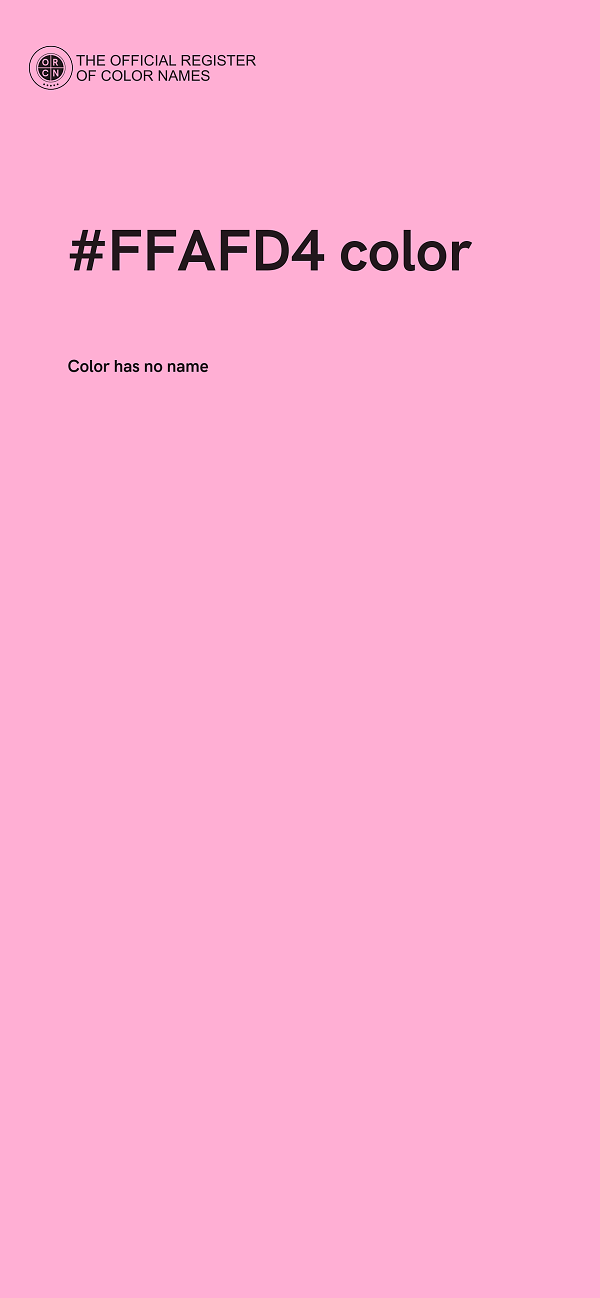#FFAFD4 color image