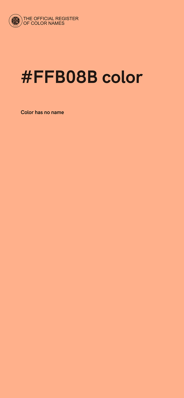 #FFB08B color image