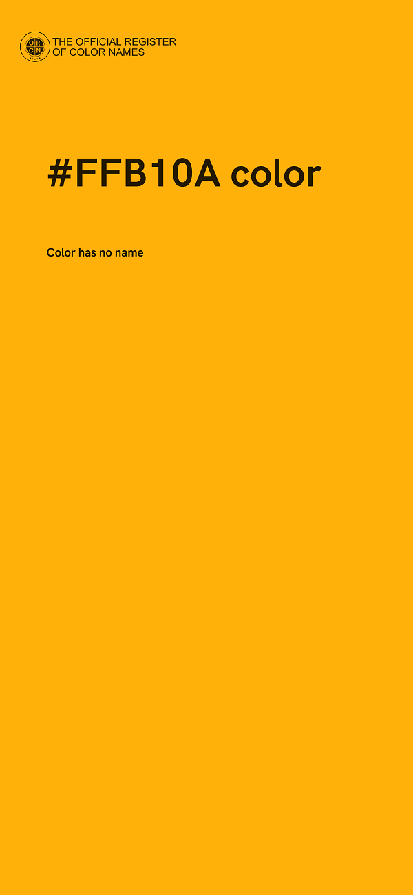 #FFB10A color image