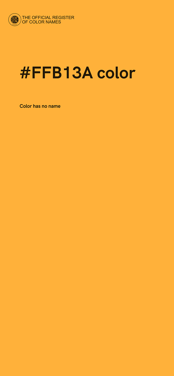 #FFB13A color image