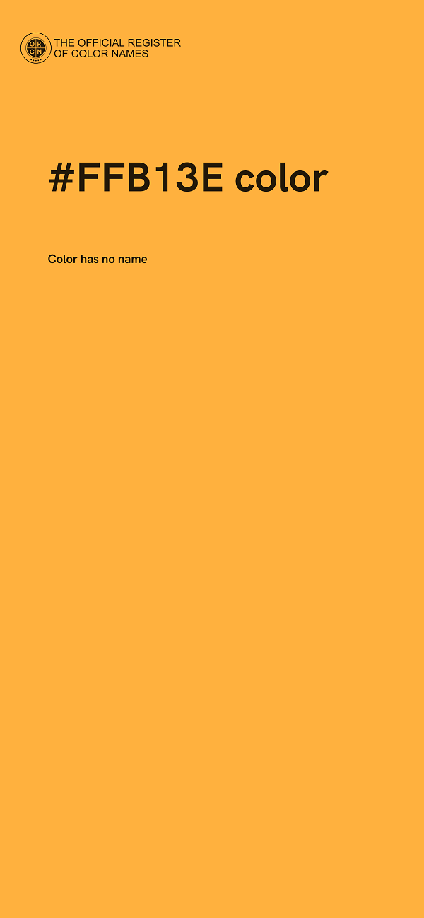 #FFB13E color image