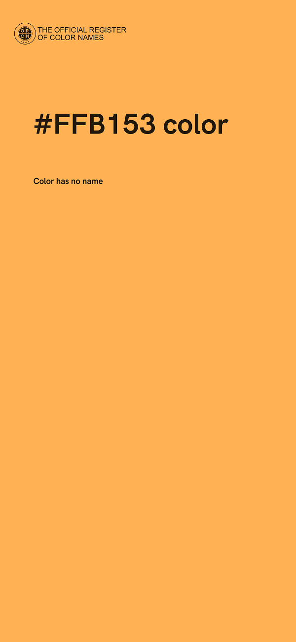 #FFB153 color image