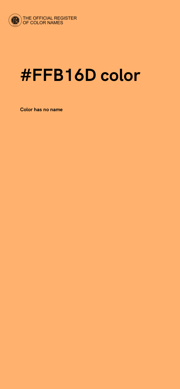 #FFB16D color image