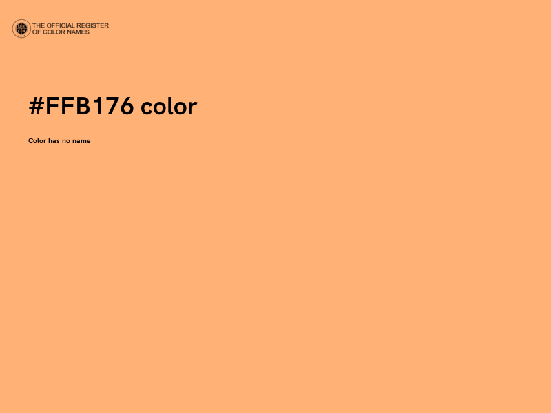 #FFB176 color image