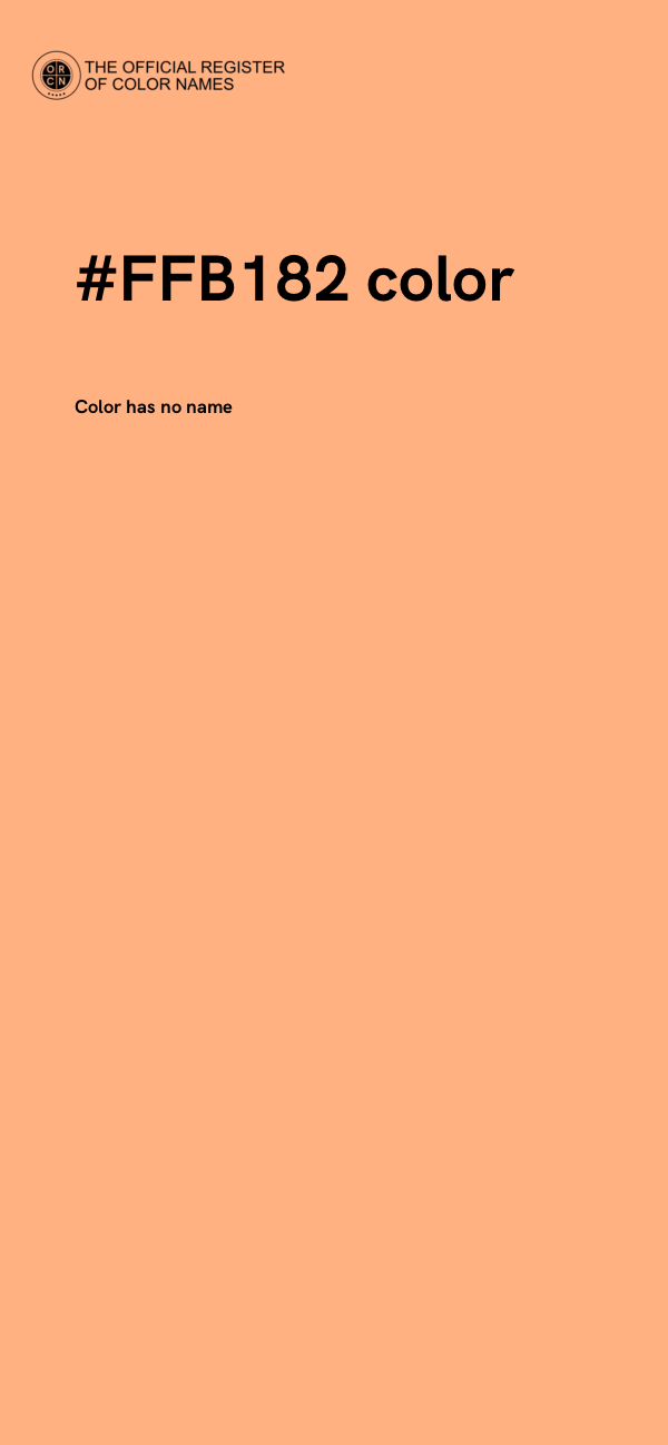 #FFB182 color image