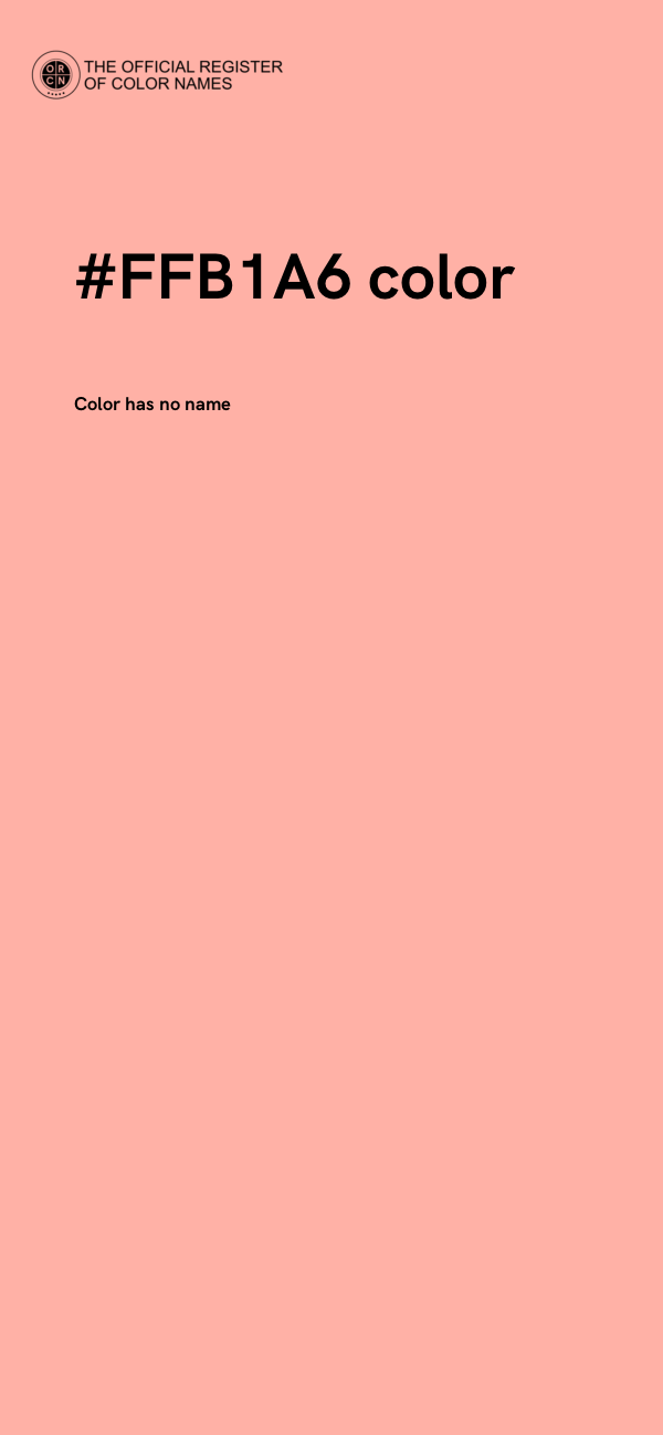 #FFB1A6 color image