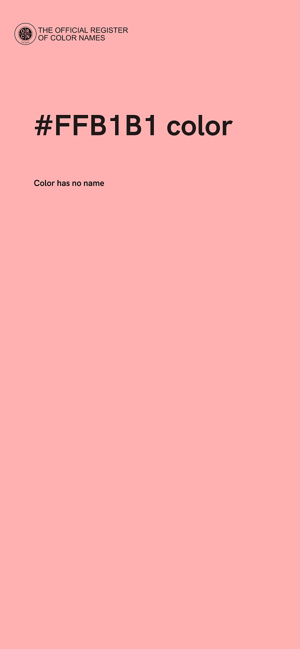 #FFB1B1 color image