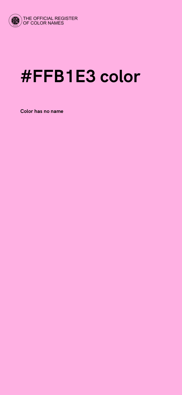 #FFB1E3 color image