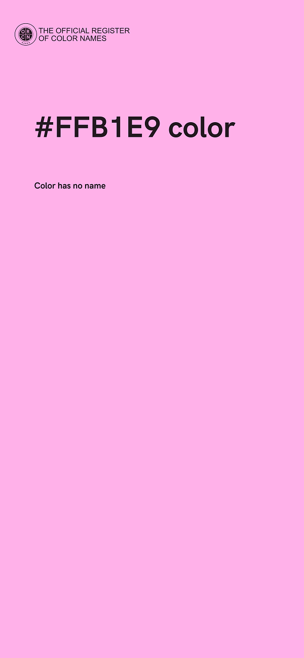 #FFB1E9 color image